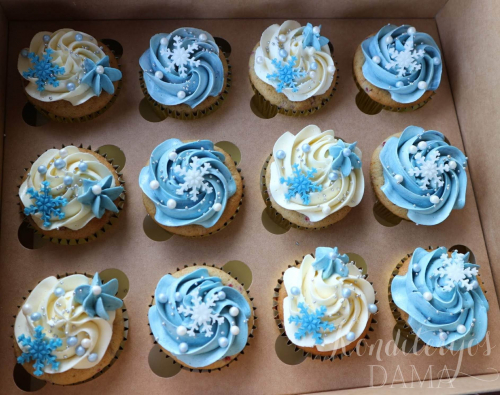 Keksiukai ledo šalies tema