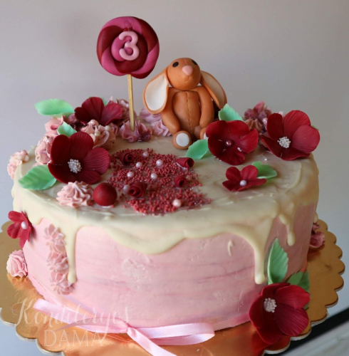 Mielas kiškutis, mielai mergaitei