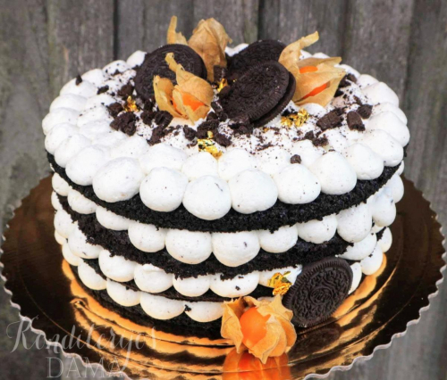 Oreo nuogas tortukas