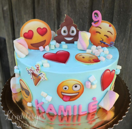 Emoji tėma tortukas