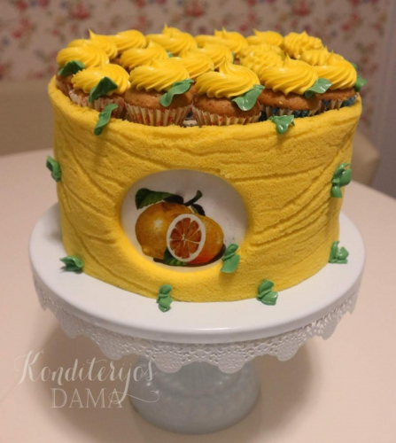 Citrininis su citrinų paveikslėliu